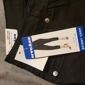 Skinny Crop Black Jeans